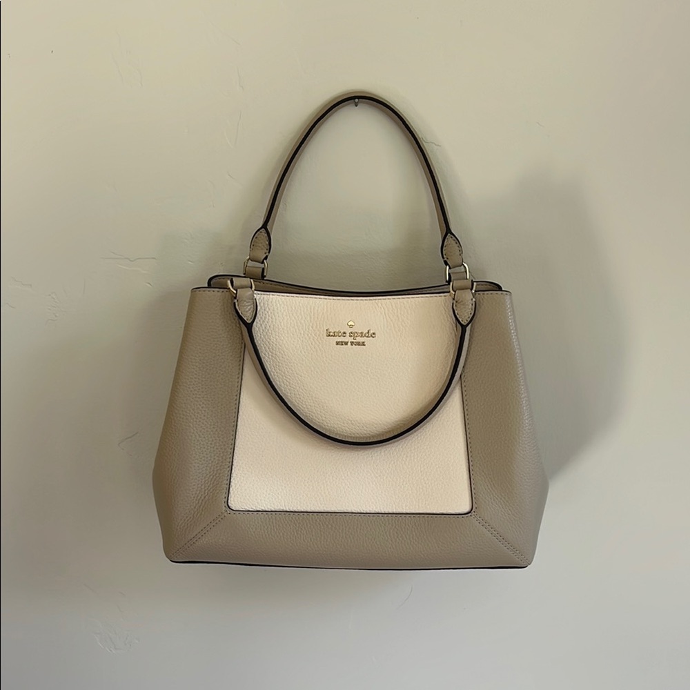 Kate Spade Cream & Beige Shoulder Bag